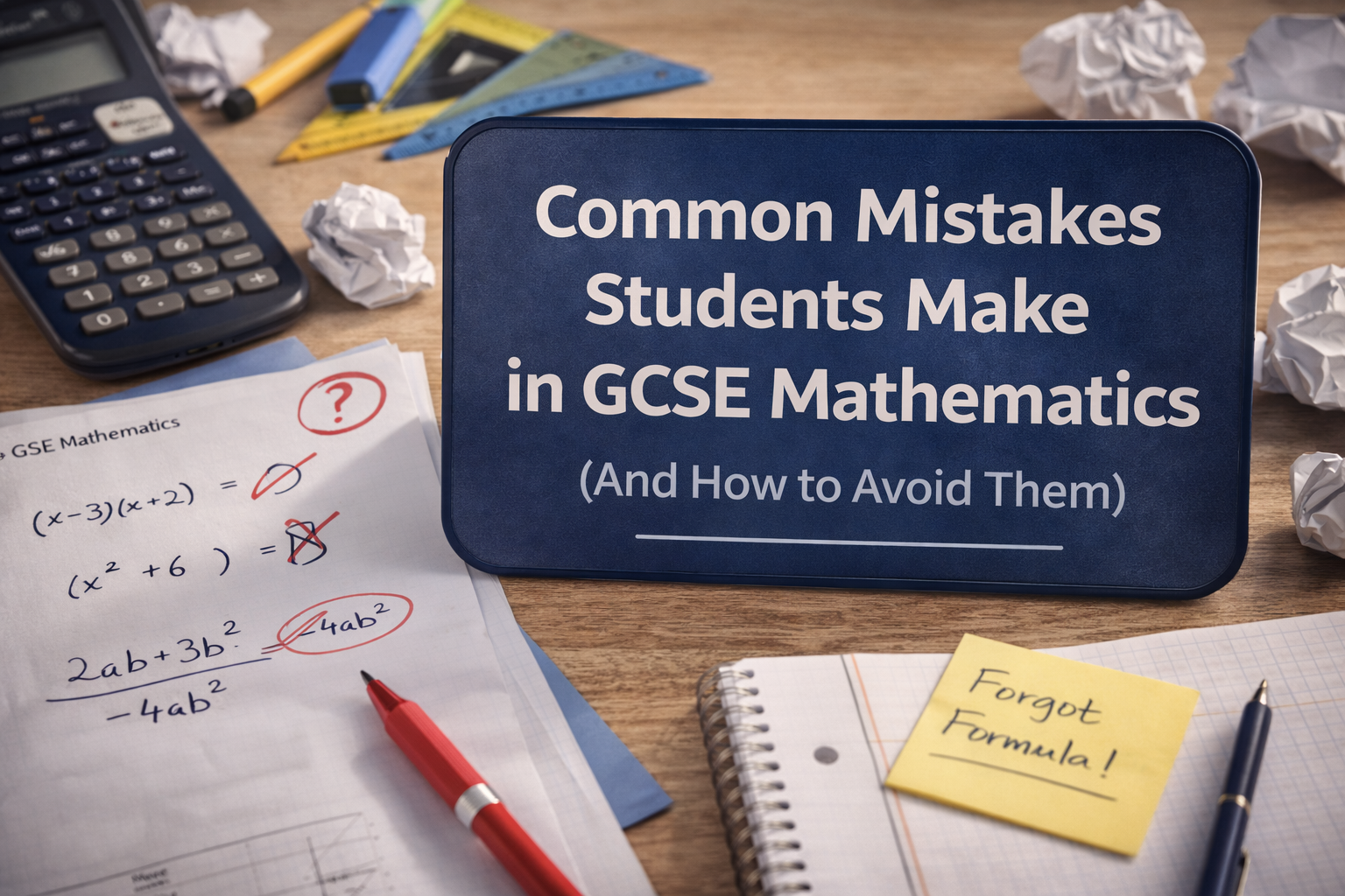 GCSE mathematics mistakes and how to avoid them